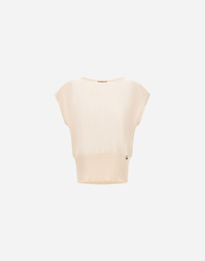 Herno SWEATER IN BRIGHT SEQUINS VISCOSE Chantilly MG000226D760891985