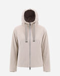 Herno SUEDE EFFECT BOMBER JACKET Ice GI000243D124541310