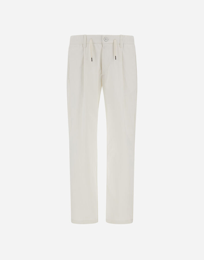 Herno COTTON FEEL TROUSERS Natural PT000140U125311100