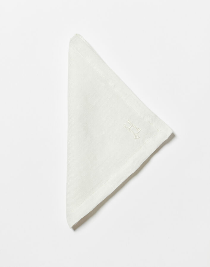 Herno WHITE LINEN NAPKINS - SET OF 2 White NAPKINS1000LINO1000