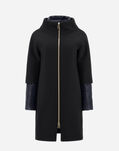 Herno ECO-WOOL & NYLON ULTRALIGHT COAT Black CA000442D333449300