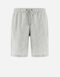 Herno RESORT SWIM SHORTS IN NEW LINO Grey CST0001UR17105Z1985