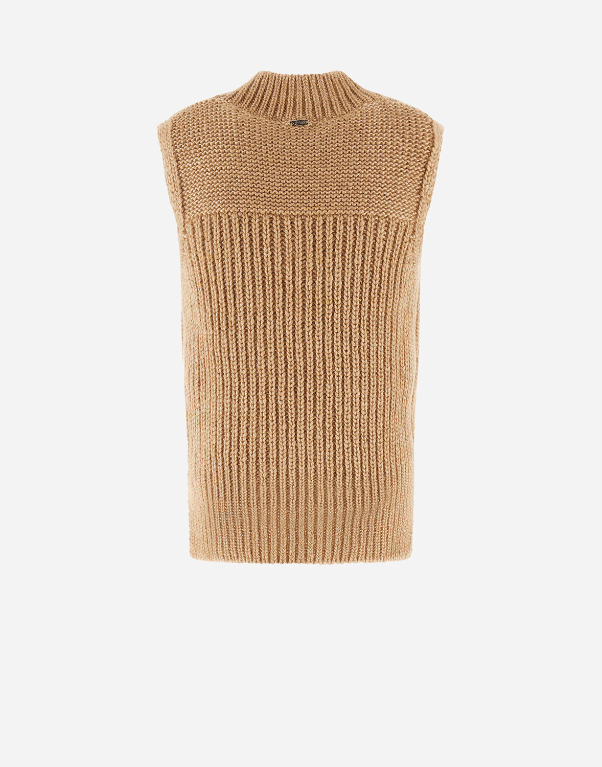 Herno スルタンニット ベスト In Camel
