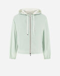 Herno RESORT REVERSIBLE BOMBER JACKET IN LIGHT NYLON STRETCH Oasis Green GI00028DR12431SZ7110