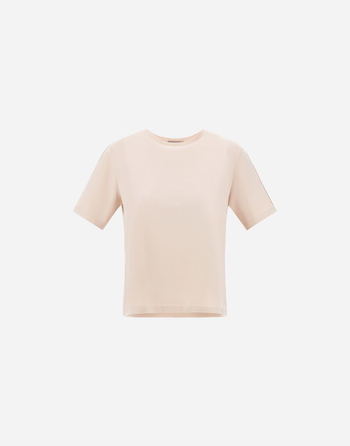 Herno RESORT T-SHIRT IN HEAVYWEIGHT COTTON JERSEY Chantilly JG00067DR520061985