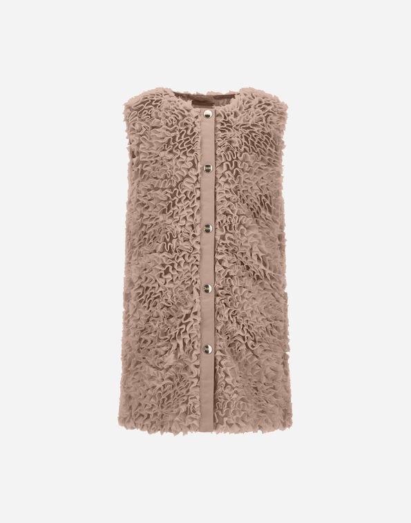 Herno VEST IN FRU FRU GEORGETTE Powder Pink GI000097G127834035
