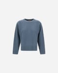 Herno RESORT SWEATER IN 100% WOOL Midnight Teal MG00030DR701009123