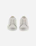 Herno LEATHER AND MONOGRAM TRAINERS White/Blue SH011UMSHOE271092