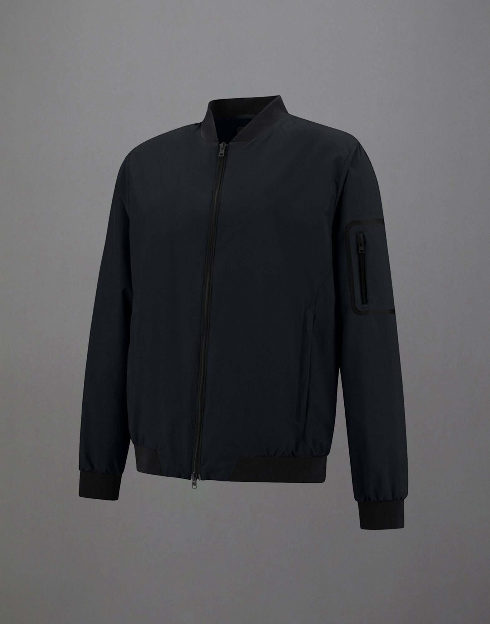 LAMINAR GORE TEX WINDSTOPPER BOMBER in Black for Men Herno