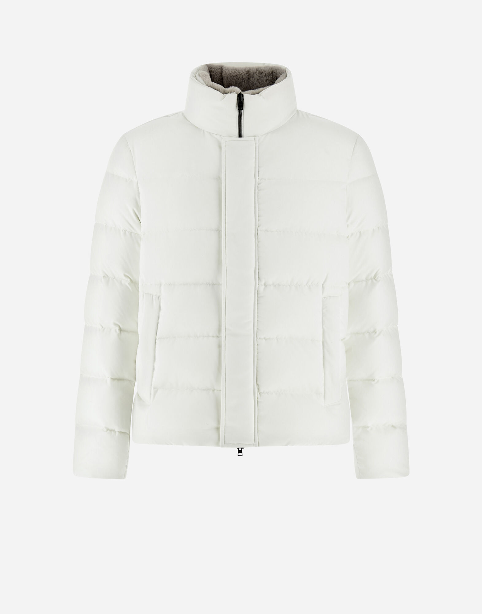 BOMBER EN ARENDELLE ET FAUX FUR en Blanc pour homme Herno