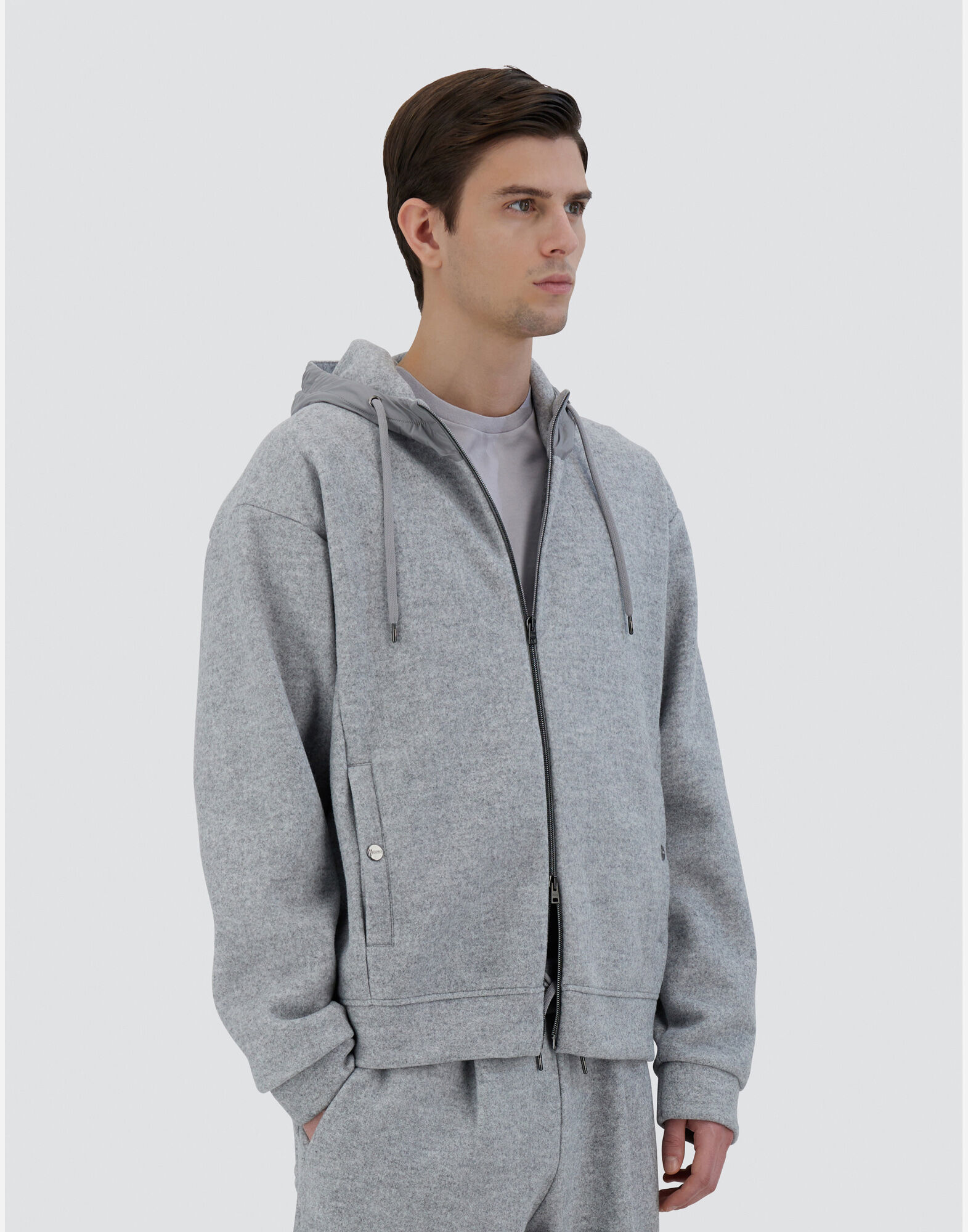 Hoodie wool sweater best sale