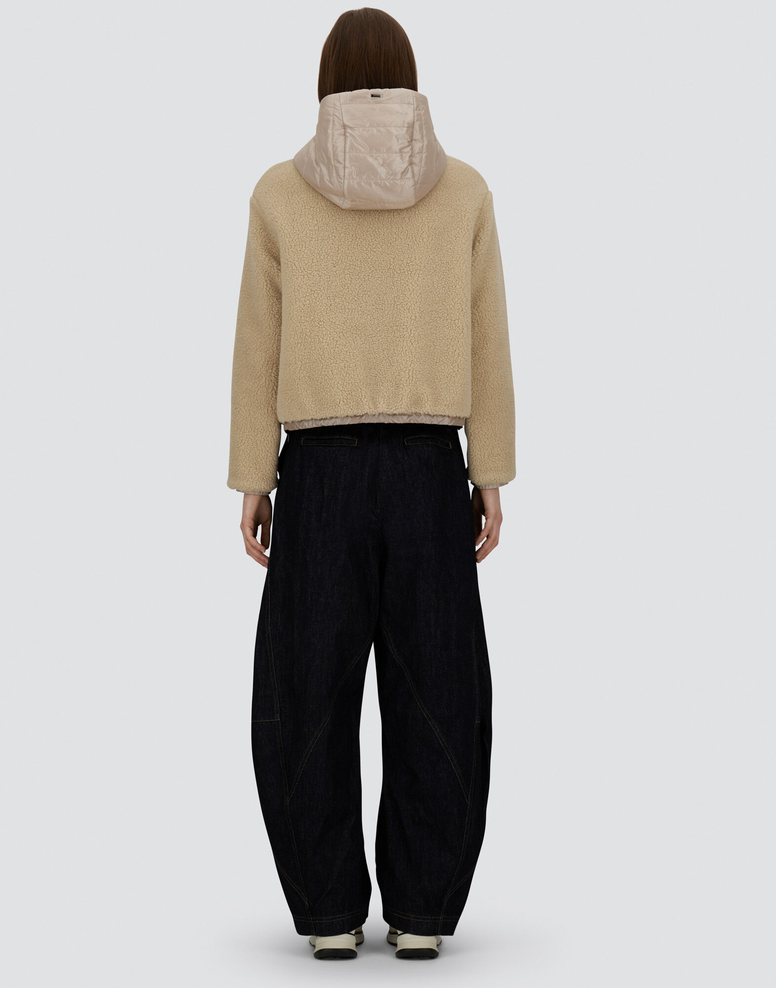 レディース テディ&ナイロンウルトラライト ジャケット シャンティイ