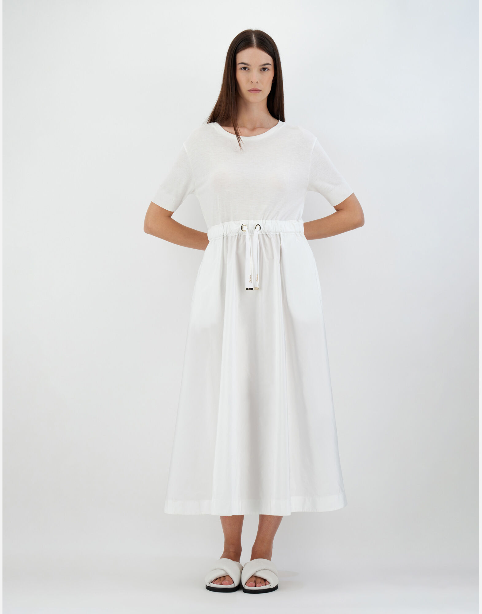 【送料&関税込】Herno Abito Gonna Taffeta ABITO CON GONNA TAFFETA' in White for Women | Herno®