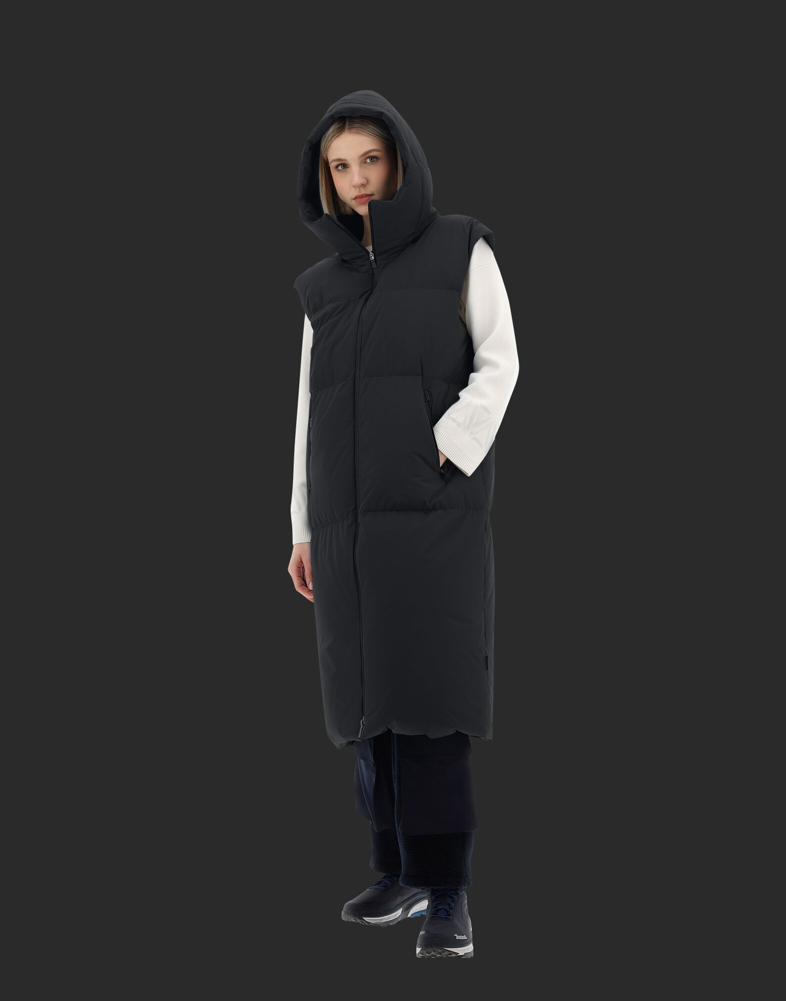 【送料&関税込】Herno Black Reversible Sleeveless Vest With Herno Reversible Sleeveless Vest in Black | Lyst