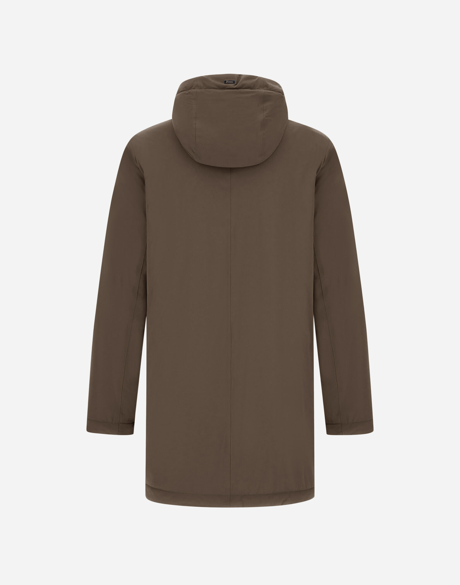 RESORT PARKA IN TRAVEL NYLON PONENTE in Dark Taupe for Men