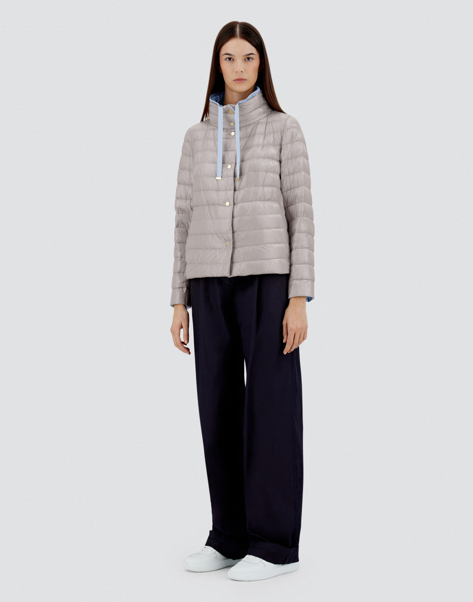 レディース リバーシブル NYLON ULTRALIGHT ケープ アイス