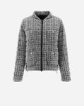 Herno JACKET IN FASHION BOUCLE' White/Black PI001703D124851093