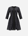Herno NYLON ULTRALIGHT COAT WITH WIDE SKIRT Black PI1244D120179300