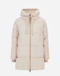 Herno A-SHAPE JACKET IN CASHMERE, SILK AND MONOGRAM Chantilly PI001982D380871985