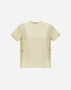 Herno T-SHIRT IN CHIC COTTON JERSEY AND NEW TECHNO TAFFETA Light Yellow JG000224D520063208