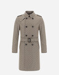 Herno MONOGRAM CANVAS TRENCH COAT Camel IM0277U123132150