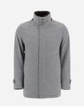 Herno CARCOAT IN CASHMERE AND NYLON ULTRALIGHT Grey GC000074U380209420