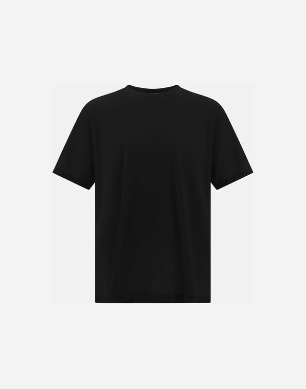 Herno JERSEY CREPE T-SHIRT Black JG000166U520059300