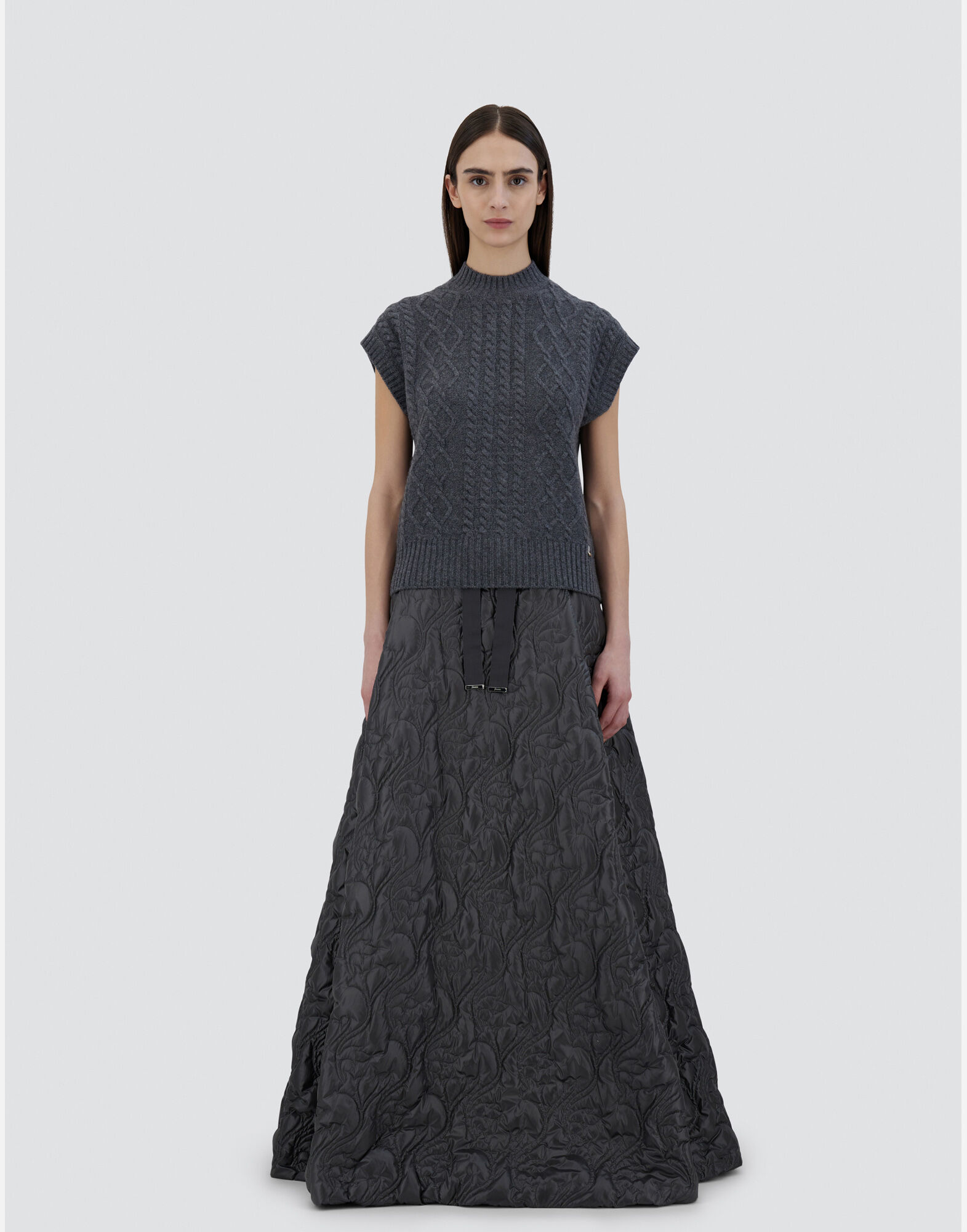 VEST IN TWIST WOOL in Grey for Women Herno