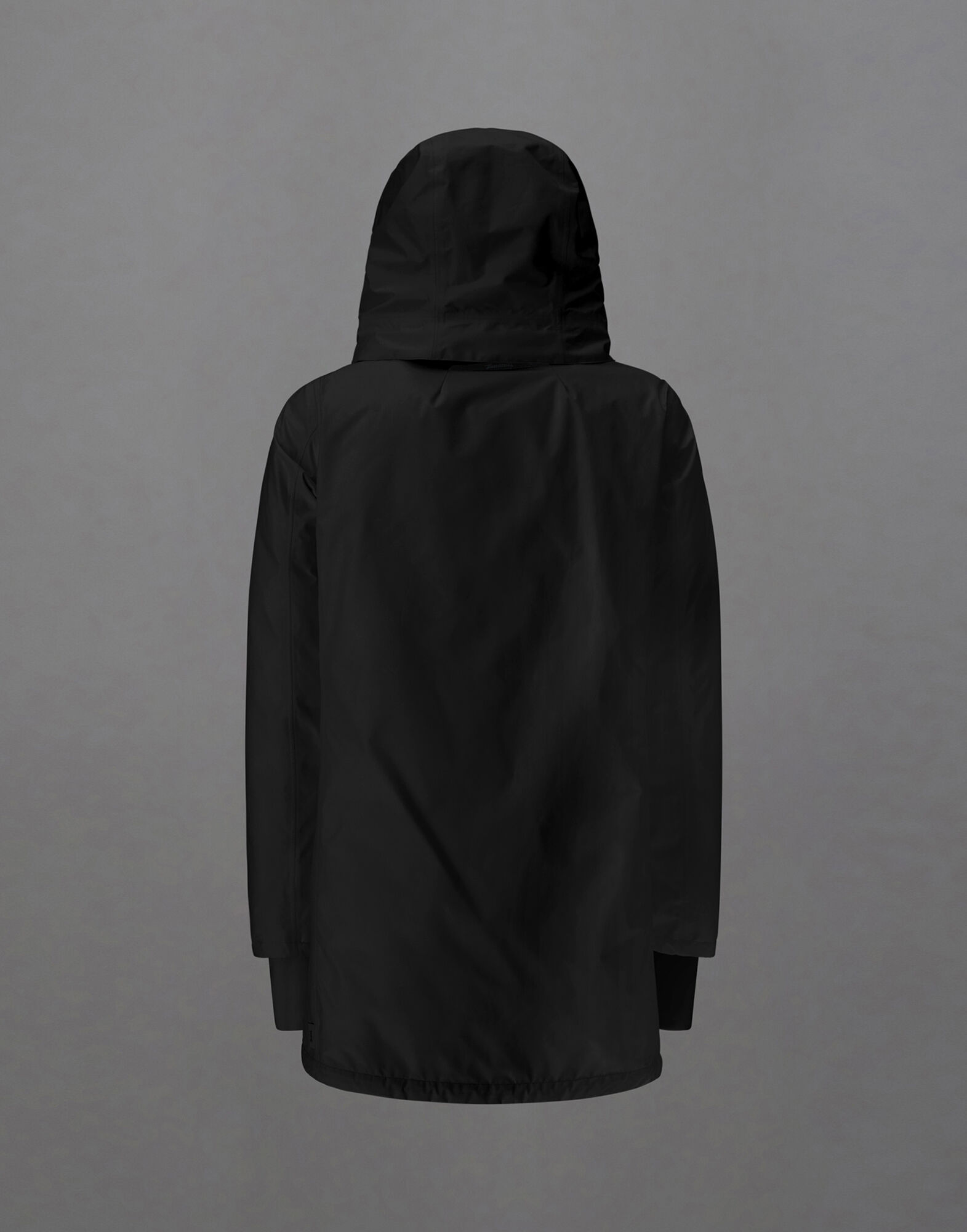 レディース ラミナー ゴアテックス 2レイヤー Aシェイプ コート ブラック | Herno® (ヘルノ)