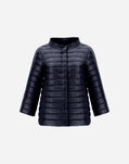 Herno NYLON ULTRALIGHT DOWN JACKET WITH NEW TECHNO SHANTUNG Blue Navy PI0926D120179200