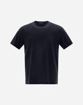 Herno JERSEY CREPE T-SHIRT Blu Navy JG000166U520059200
