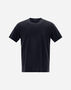 Herno JERSEY CREPE T-SHIRT Navy Blue JG000166U520059200