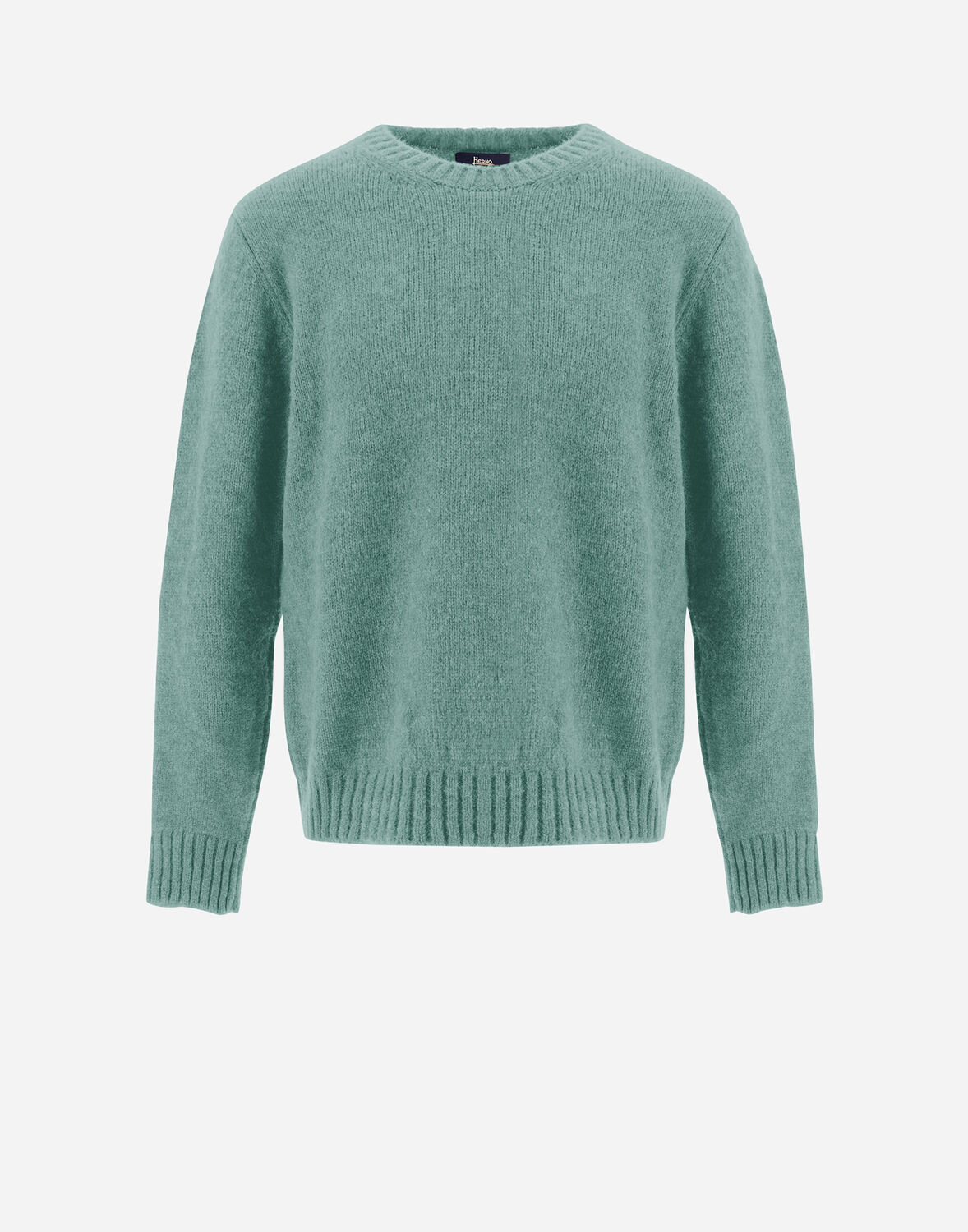 Herno プレーン アルパカ ウール ニットトップス In Green