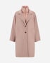 Herno VELOUR WOOL CLOTH AND NYLON ULTRALIGHT COAT Pink CA000594D334774135