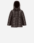 Herno RESORT CAPE IN NYLON ULTRALIGHT AND NANCY Chocolate PI046DR120178800