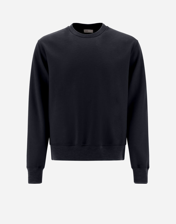 Herno Gray Cotton Sweatshirt