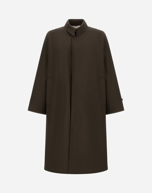 Herno COAT IN SLUB COTTON TWILL Green IM000397U132937780