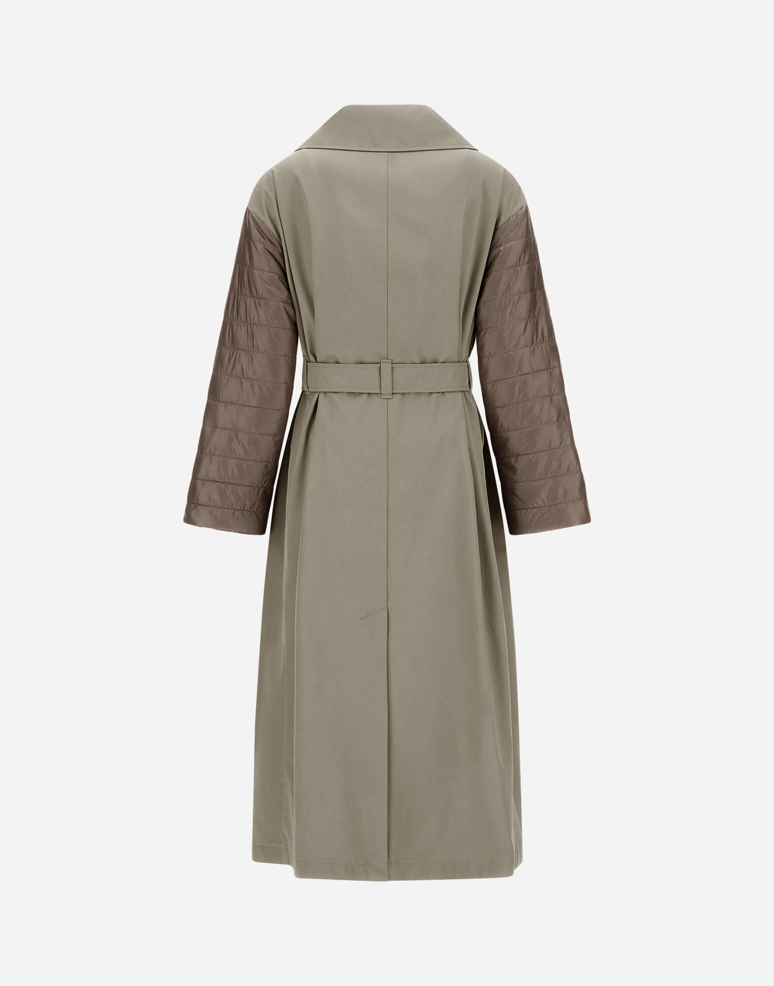 TRENCH COAT IN DEAN AND NYLON ULTRALIGHT in Dove Grey for