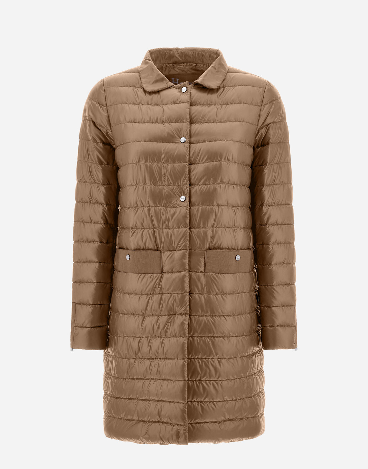 Herno Nylon Ultralight コート In Camel