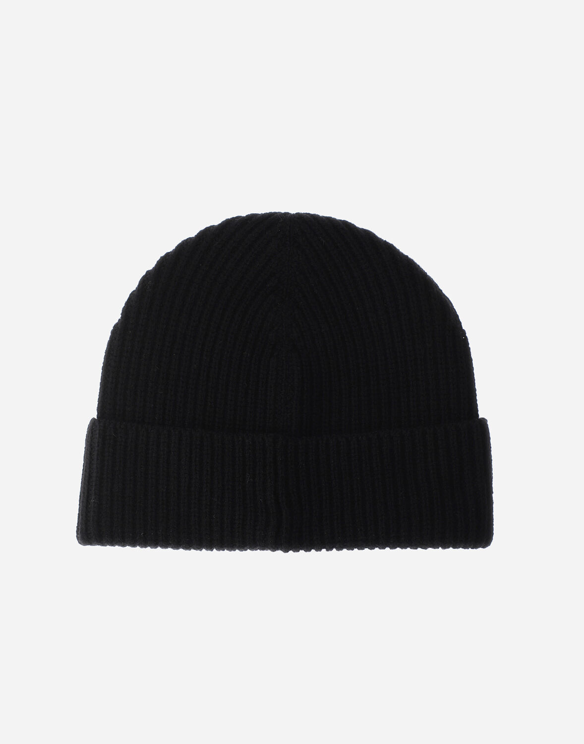 Herno Beanie In Endless Rib In Black