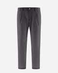 Herno TROUSERS IN COTTON FEEL Iron PT000015U125319487