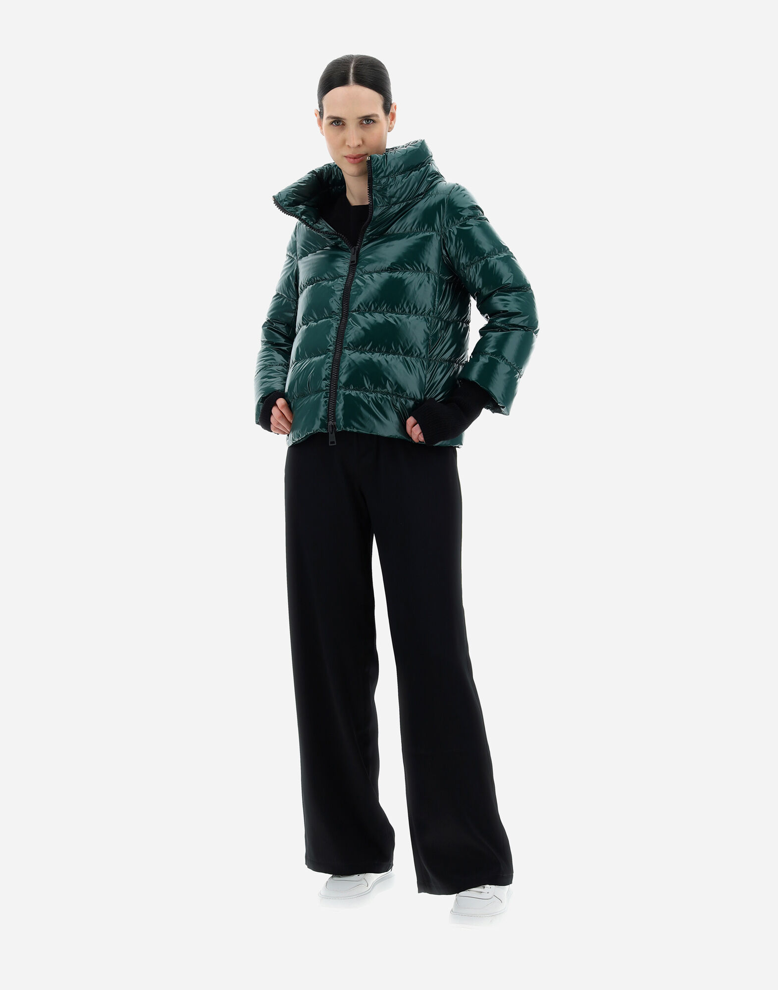 GLOSS CAPE in College green for Women Herno