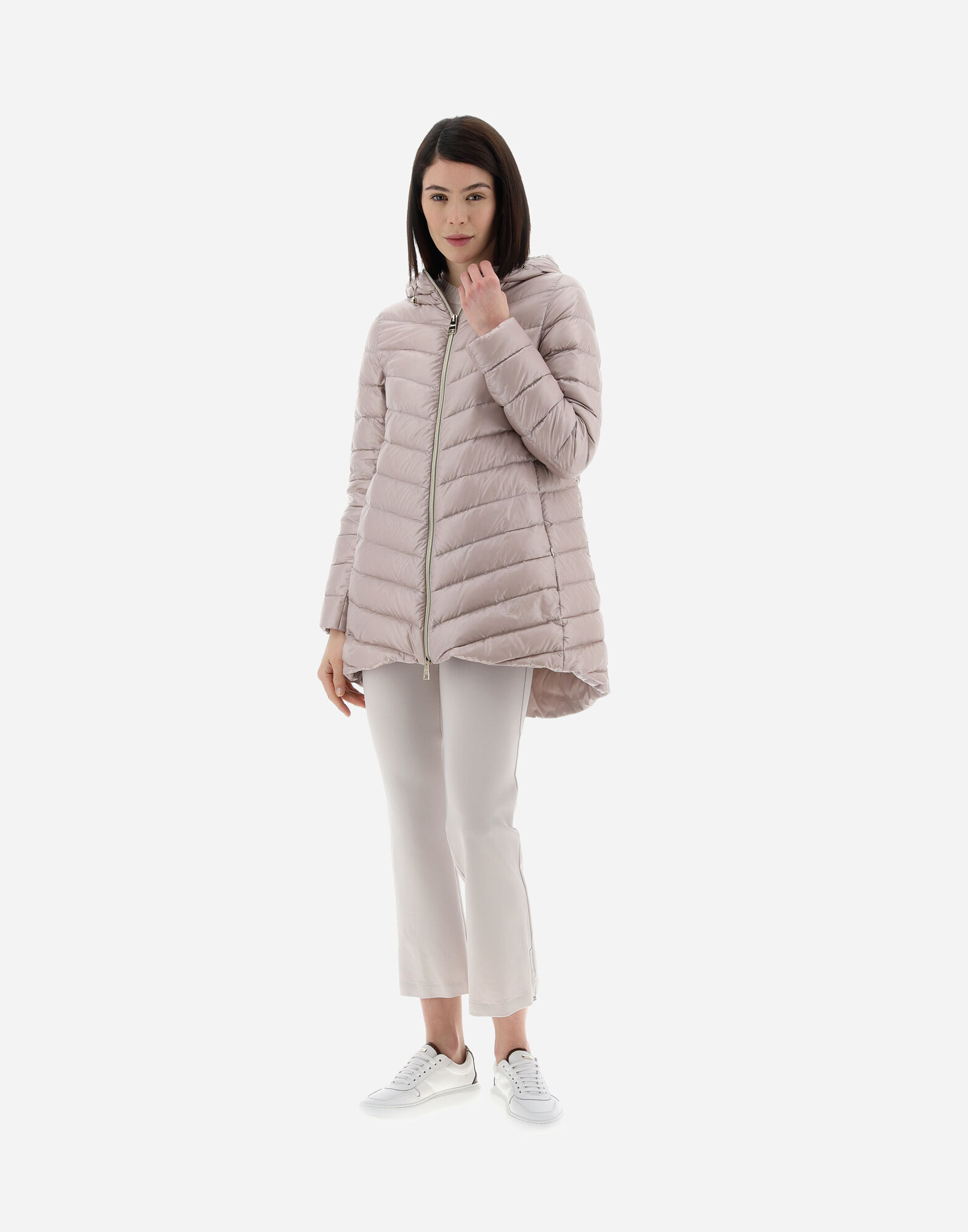 RESORT JACKET IN NYLON ULTRALIGHT in Ice for Women Herno