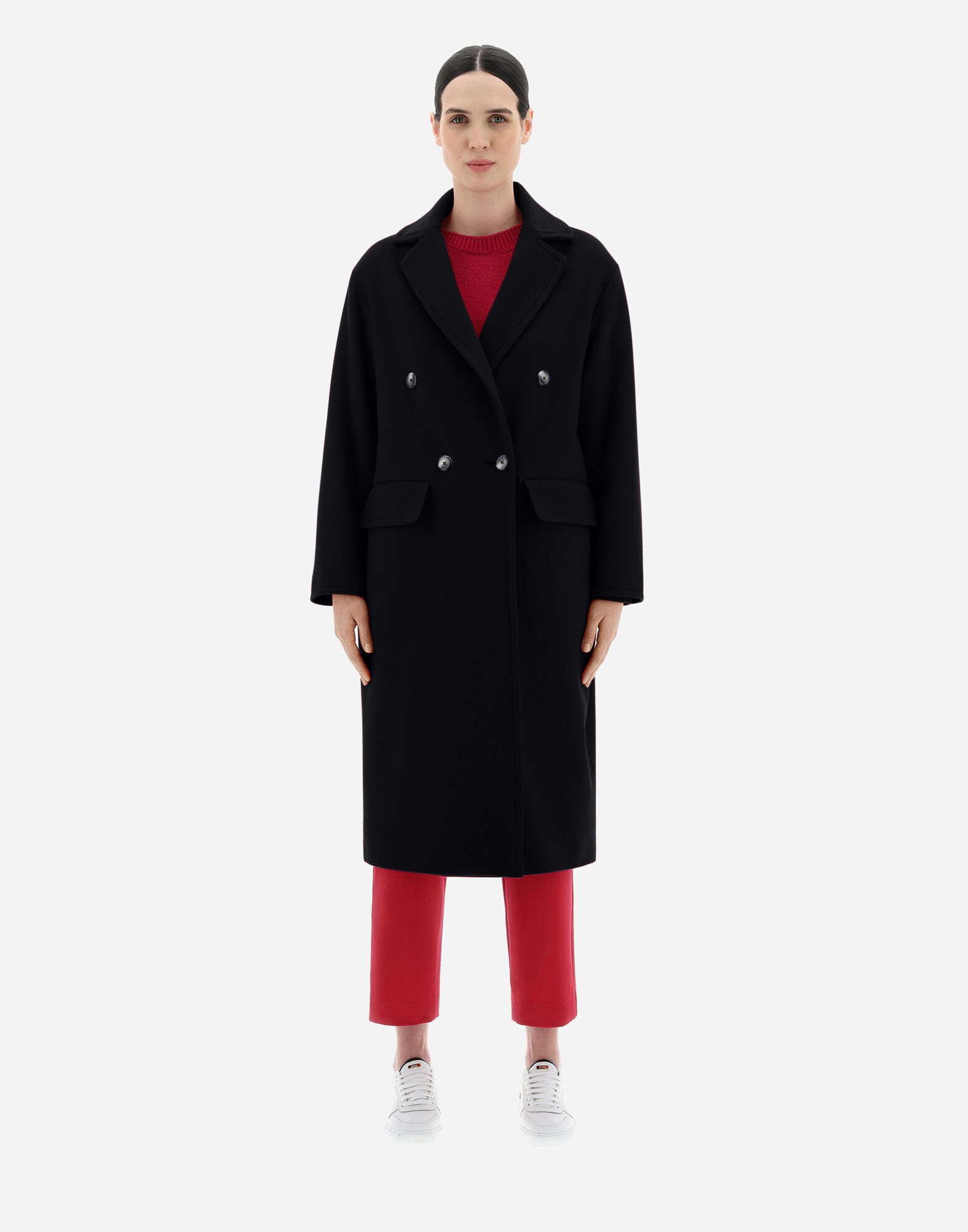 CAPPOTTO FANCY LUXURY WOOL HD in Black for Women | Herno®