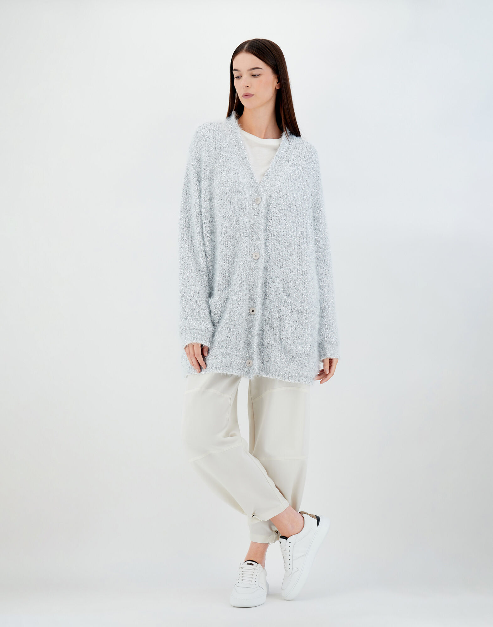 Herno sales grey cardigan