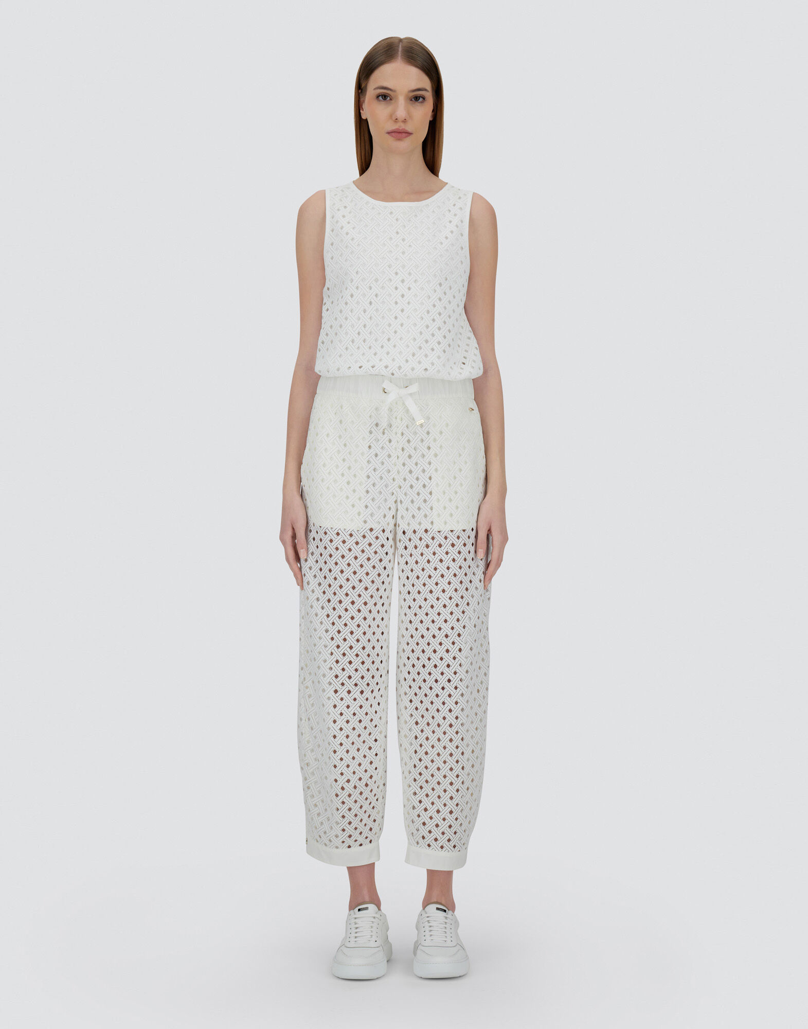HERNO クロシェ レース＆ニュー テクノ タフタ シャツ GC000481D レディース クロシェ レース＆ニュー テクノ タフタ シャツ