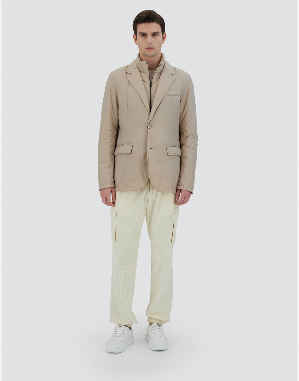 Herno Blazer In Ecoage In Chantilly