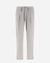 Herno RESORT TROUSERS IN LIGHT NYLON STRETCH Light Grey PT00002UR12431SZ9433
