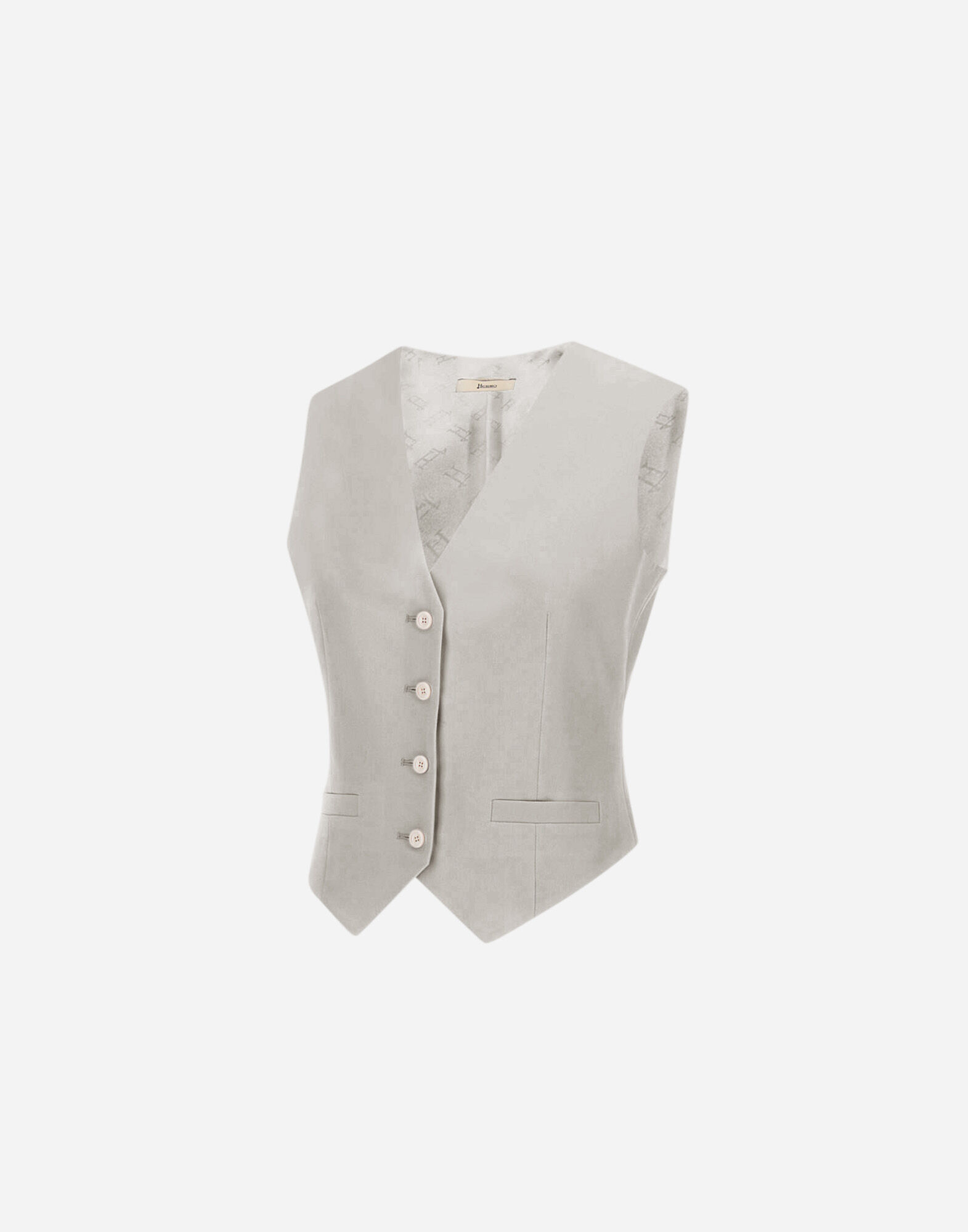 【HERNO】FLAWLESS WOVEN 完璧な織りブレザー クリーム FLAWLESS WOVEN BLAZER in Cream for Women | Herno®
