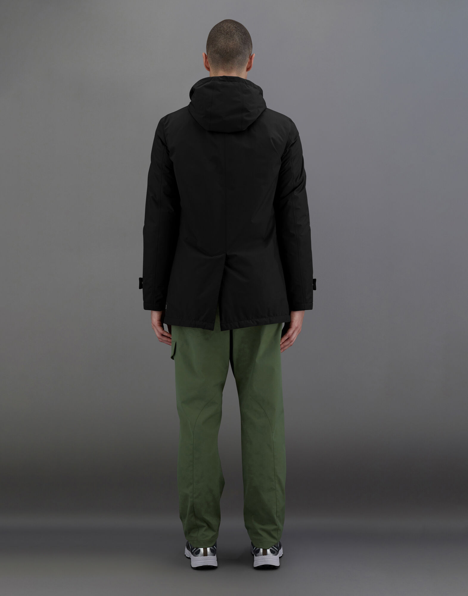 Herno car coat laminar store